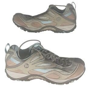 Merrell Siren Sync Mint Womens Hiking Trail Shoes US 8 Vibram